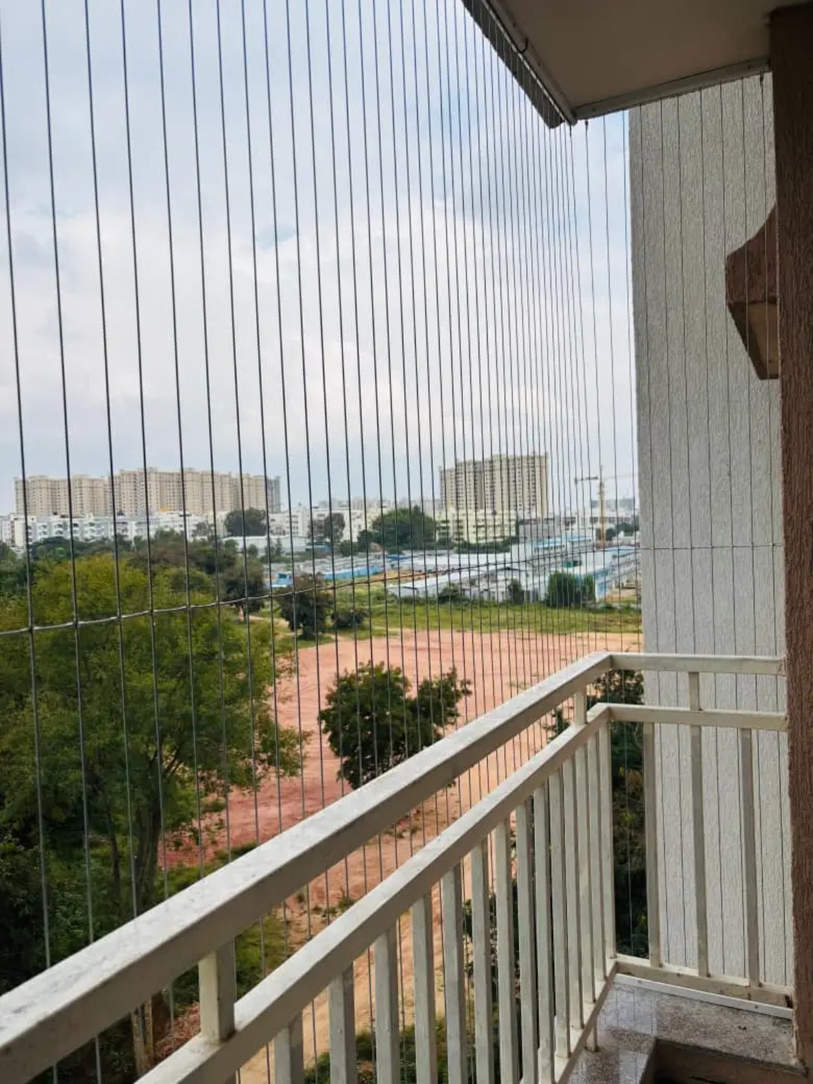 Invisible grill for balcony and windows